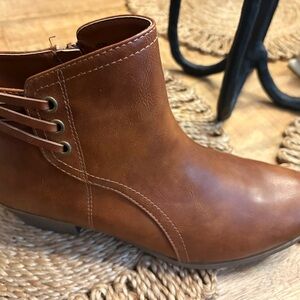 Elegant Tan Ankle Booties